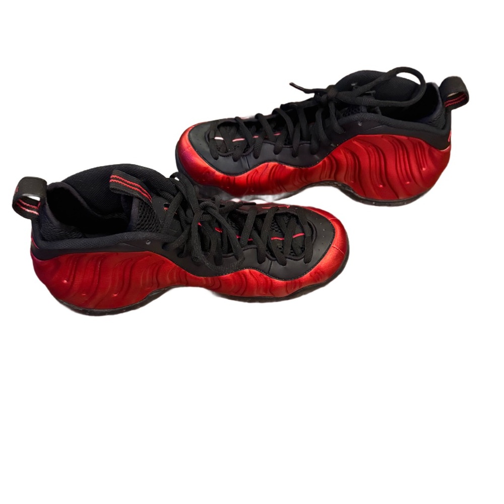 Nike Red and Black Foamposite Athletic Shoes
(University Red) - Picture 4 of 6